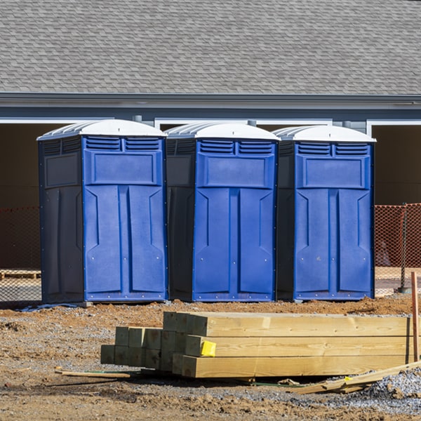 what is the cost difference between standard and deluxe porta potty rentals in Gibson City IL